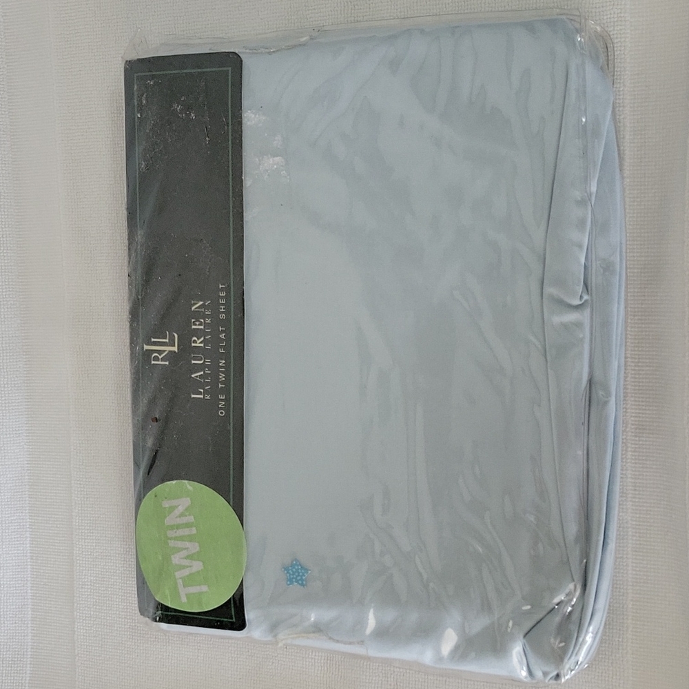 NIP Ralph Lauren twin flat sheet